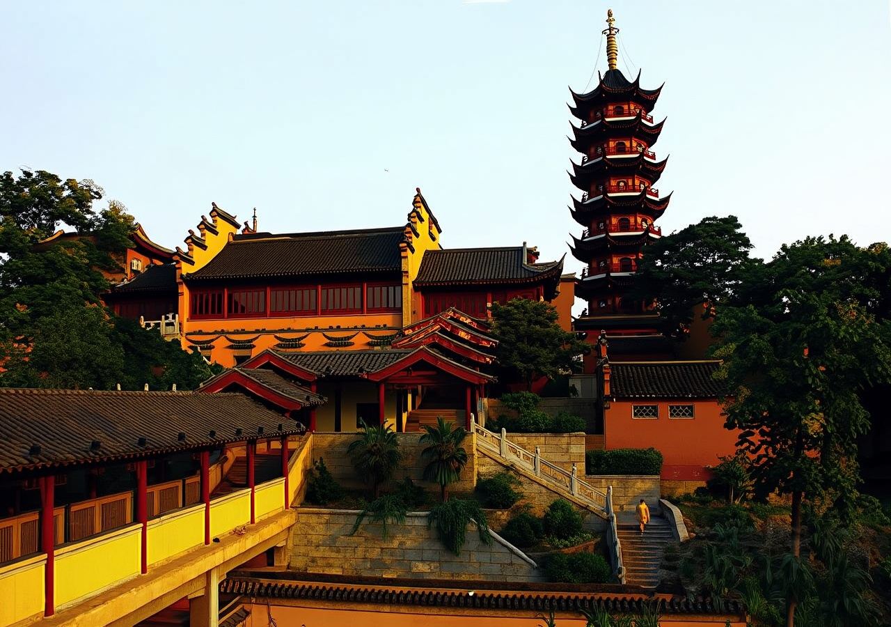 Jiangsu, Nanjing|Jiming Temple|Ancient Jiming Temple|One of the ancient Buddhist temples|Chinese-English guide xx