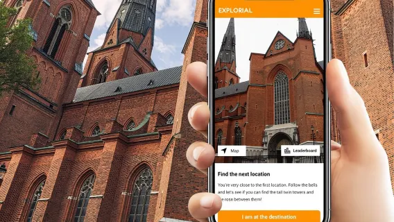 Uppsala selbstgeführter Stadtrundgang & Schnitzeljagd