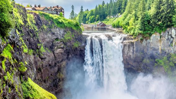 美國西雅圖市區派克市場-太空針塔華盛頓大學-包車可多日-精選