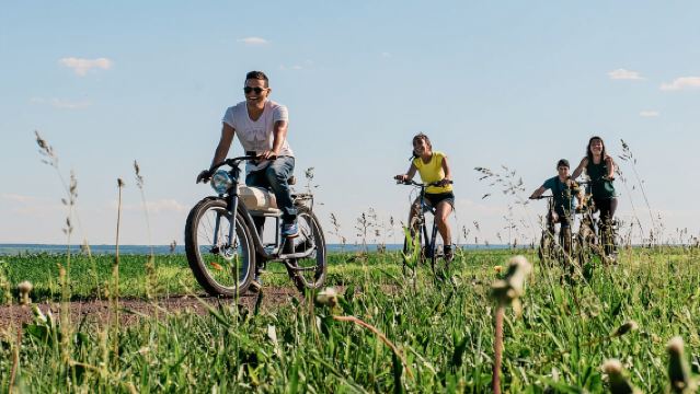 Квебек-Сити – аренда обычного велосипеда на острове Орлеан.
