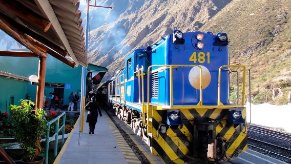 Treno da Aguas Calientes a Cusco