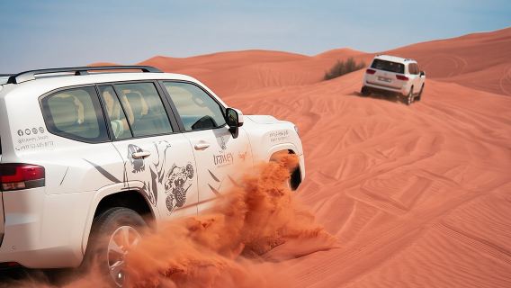 Premium Dubai Morning & Evening Desert Safari, Sandboard & Camel