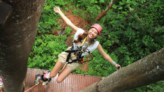 Mondo A+ (Zipline 32 piattaforme + rullo + Sky Walk con menu fisso mondiale)