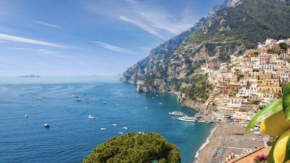 Excursion d'une journée au Parc Archéologique de Pompei, à la Côte Amalfitaine et au port de Positano depuis Rome, Italie