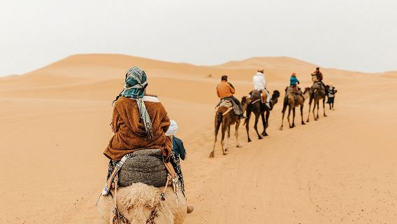 1 night Camel trek in Merzouga Desert Luxury Camp NO EXTRA