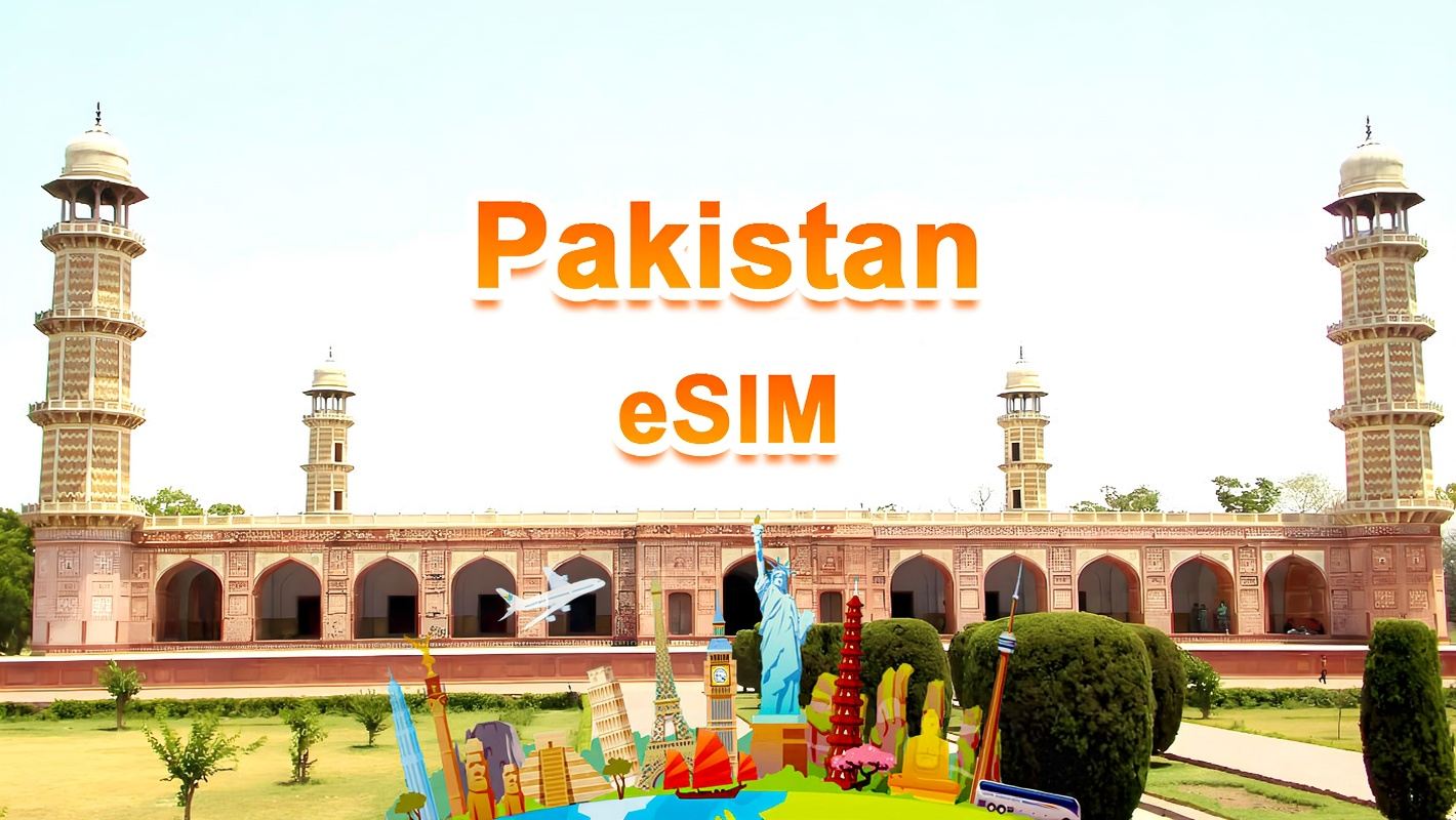 Pakistan 4G eSIM | Gesamtpaket | Gesamt 1 GB – 30 GB | 3-30 Tage | QR-Code