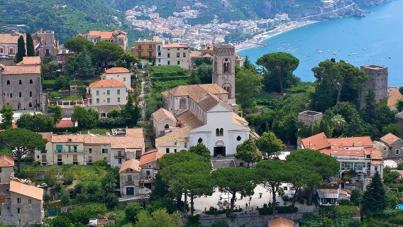 Италия Сорренто + Амальфитанское побережье: однодневная экскурсия|Комфортная небольшая группа с трансфером|4 панорама города