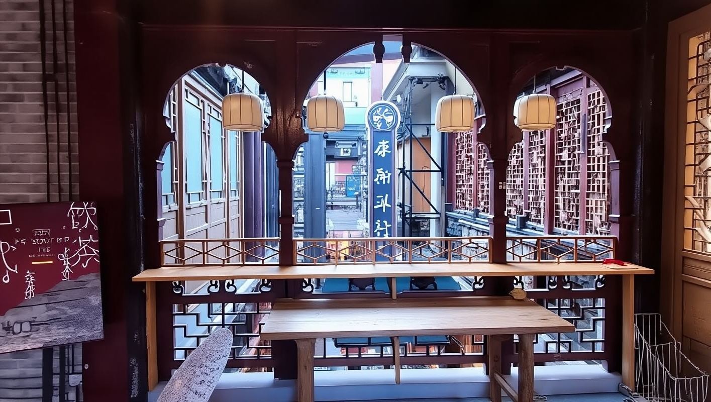 Jardín Yuyuan - Té de estilo chino moderno (terraza con vistas espectaculares al Jardín Yuyuan + experiencia inmersiva de ceremonia del té + variedad de pasteles para acompañar + selección exclusiva de tés)