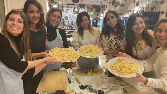 Naples: Pasta Cooking Class with Tiramisù and a Drink