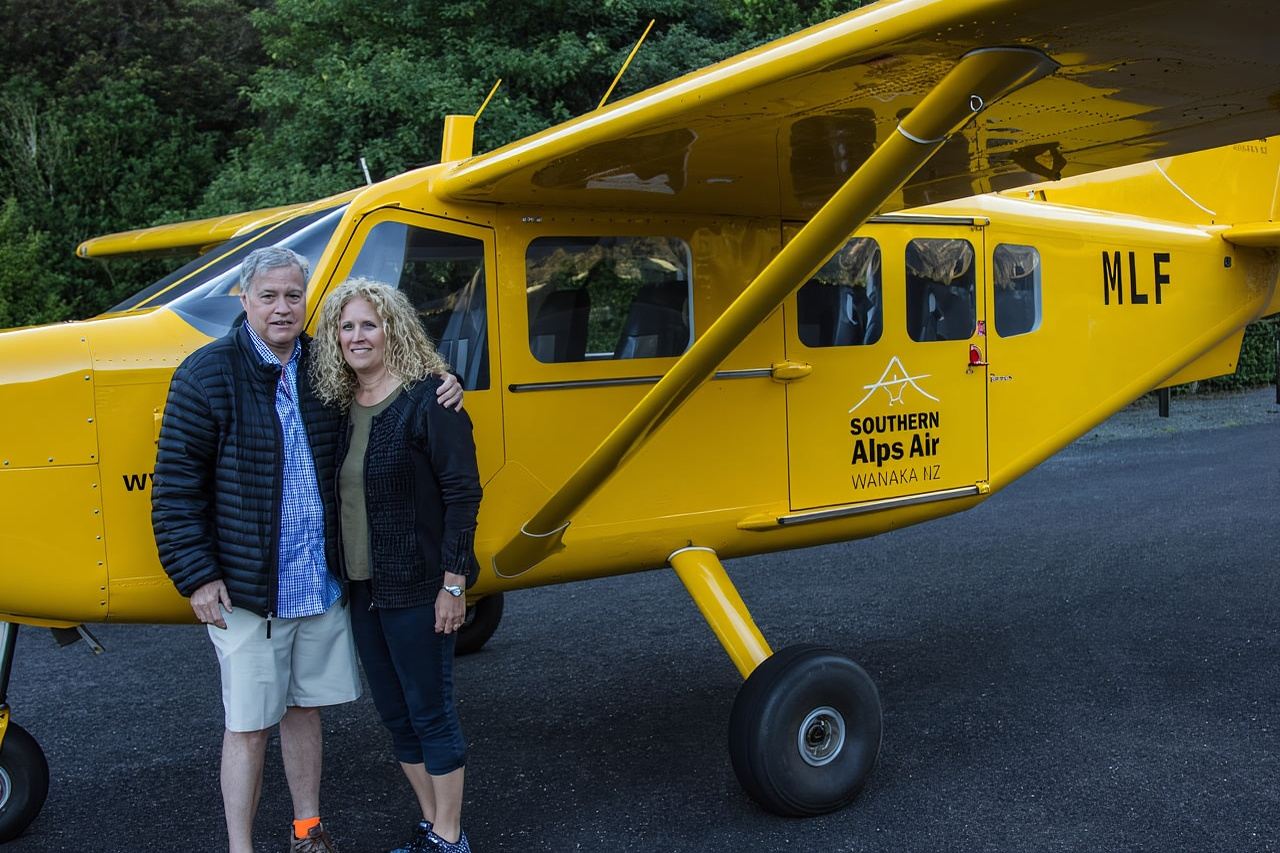 From Wanaka: Milford Sound Flight with Landing & Glaciers