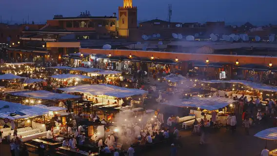 Marrakech: Medina Visit Rooftop Views & Traditional Dining