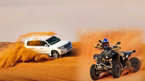 Arabian Sand Adventure, 60mins ATV, Camel Ride, Live Shows, BBQ Day Tours 1