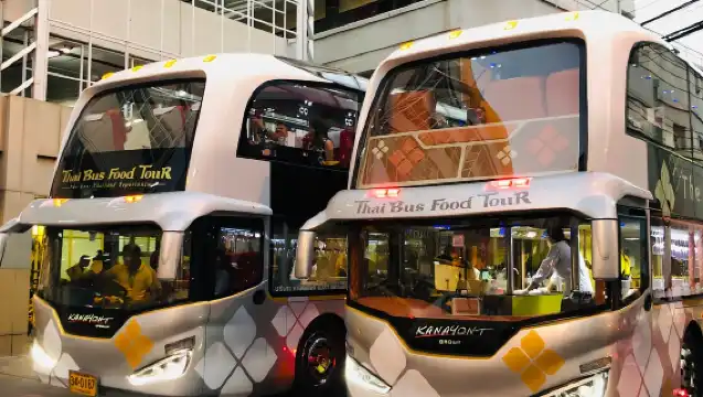 曼穀美食觀光公共汽车 米芝蓮大巴 米芝蓮美食之旅 美食觀光巴士遊 餐車遊