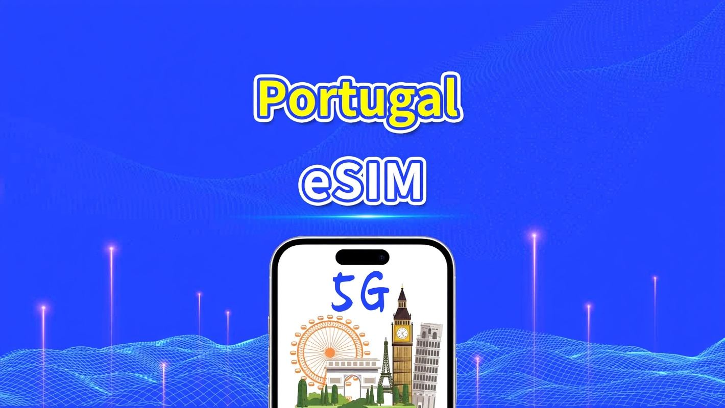 eSIM de Portugal | 5G/4G | Paquete de datos diario/total | 1-30 días | Facturación de 24 horas | código QR