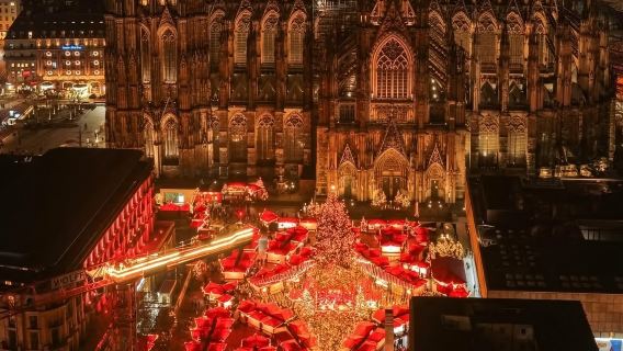 德國科隆大教堂+路德維希博物館+科隆三角塔+聖誕市場一日遊
