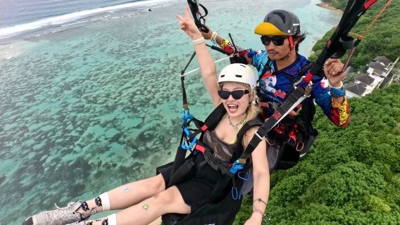 [Servicio de asistente en línea] Excursión de medio día en parapente en Bali|Opciones de U Family/Alam/T Family