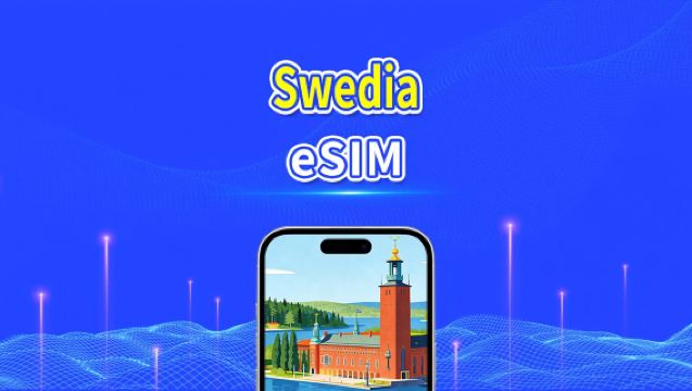 eSIM Swedia | 5G/4G | Data berkecepatan tinggi | Layanan 24 jam | Tersedia 1-30 hari | Kode QR