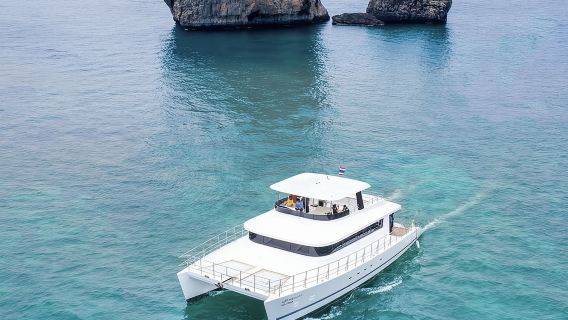 Luxury Sunset Cruise at Krabi's Coastlin with Power Catamaran