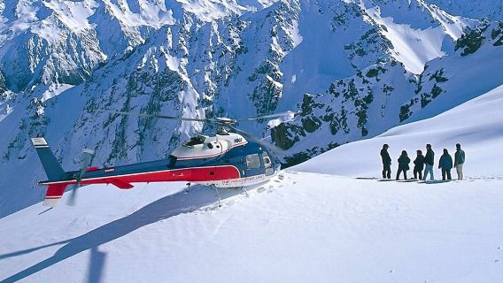 Mount Cook Tasman Glacier Helicopter Tour (including snow mountain landing, multiple time options)