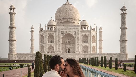 Private Ganztagestour zum Taj Mahal und durch die Stadt Agra bei Sonnenaufgang
