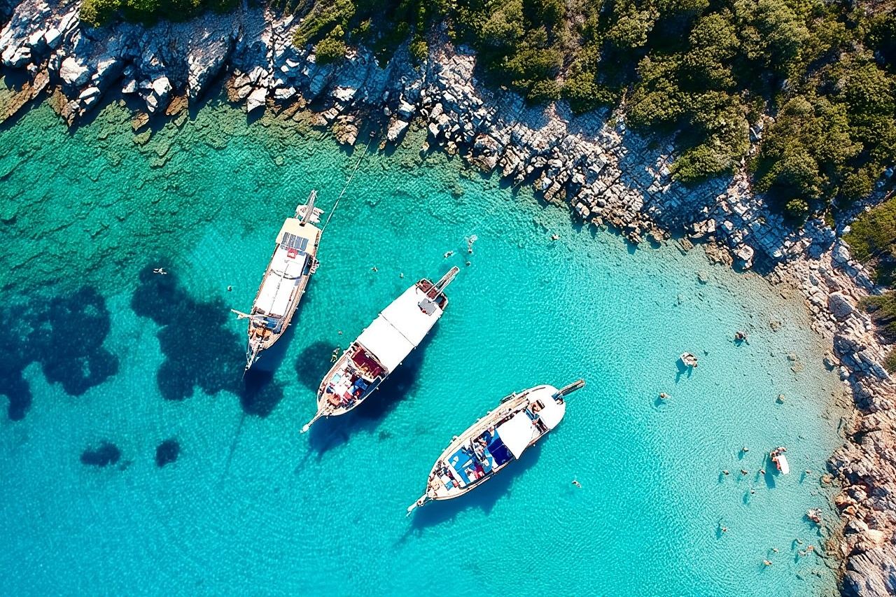 Excursión en barco a la isla de Bodrum Orak (Maldivas turcas)