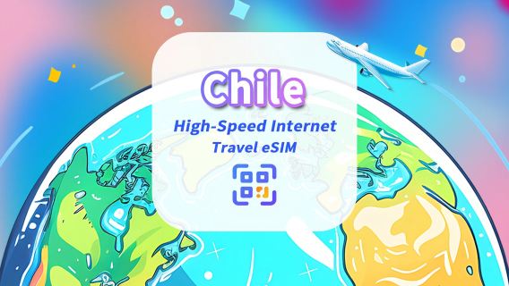 Chile eSIM | 4G | Daily/Data Package | High-Speed Data | 24-Hour | 1-30 Days | QR Code