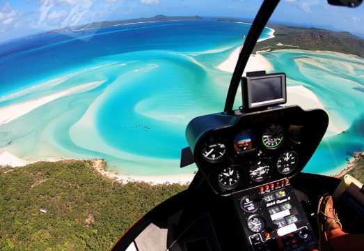 Private helicopter tour for 2 to Whitsundays' Whitehaven Beach with Whitehaven Beach stopover|Departing from Hamilton Island AUD 600