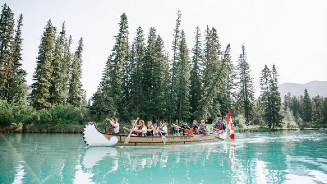 Banff: Tur Satwa Liar di Tur Big Canoe Sungai Bow