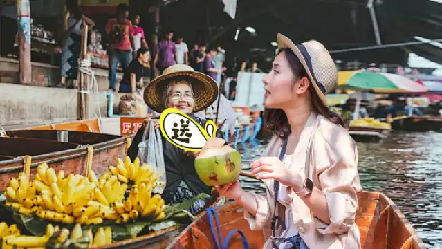 【曼谷包車遊】丹嫩沙多水上集市/美功鐵道市場/大皇宮/騎大象