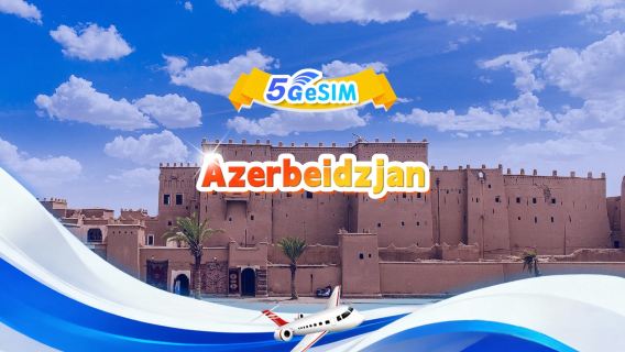Azerbeidzjan 5G/4G eSIM|Totaalpakket|Totaal volume 1GB-30GB|3-30 dagen|24-uurssysteem|QR code