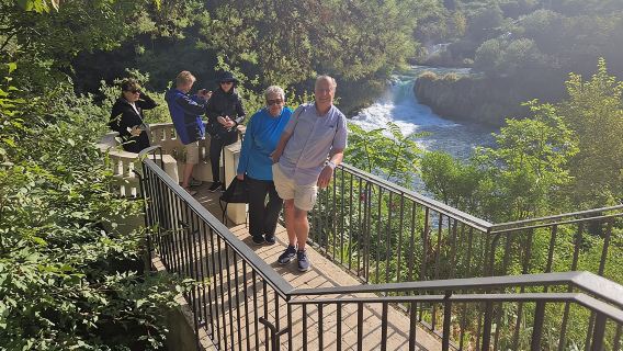 Private Krka Waterfalls with Wine and Prosciutto Shore Excursion