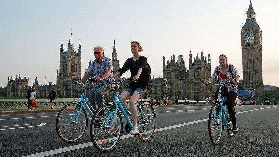 Tour in bicicletta dei monumenti classici di Londra con guida locale