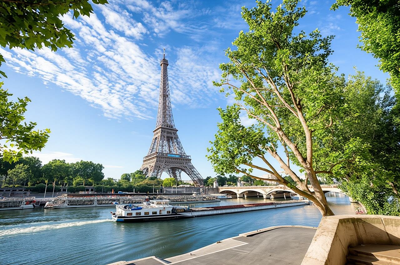 Eiffel Tower direct access ticket and Seine cruise