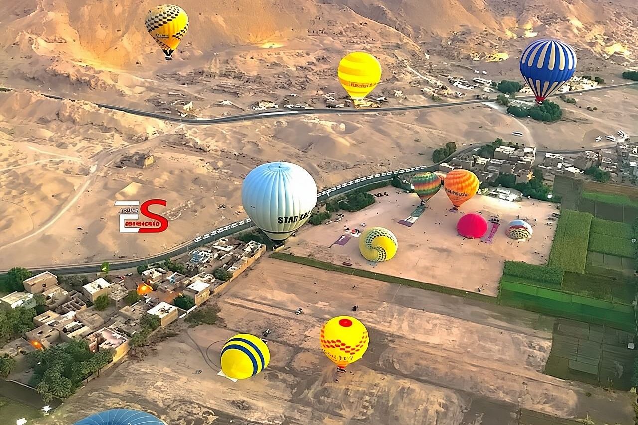 Giro in mongolfiera di lusso a Luxor con trasferimenti inclusi