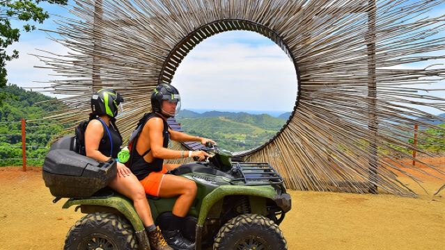 2 hour ATV Tour & Waterfalls + Chocolate Experience