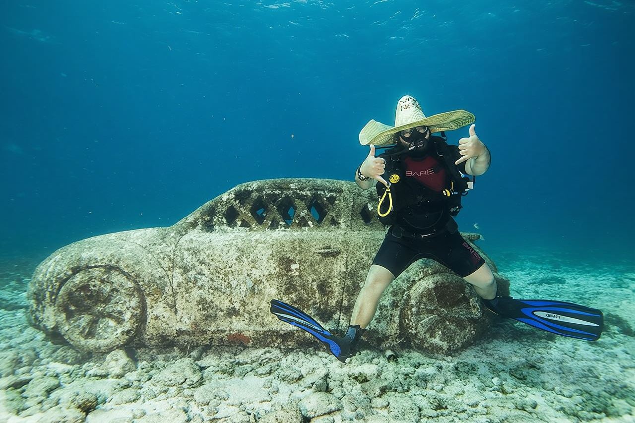 Tauchmuseum und Riff für Anfänger