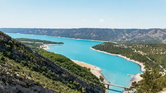 1-day tour to Verdon Gorge and lavender fields from Nice, France (visit the ceramic village)