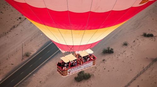 Premium  Hot Air Balloon Sunrise Tour with Exlusive In-Flight Falcon Show, Breakfast, Camel,Transfer 5