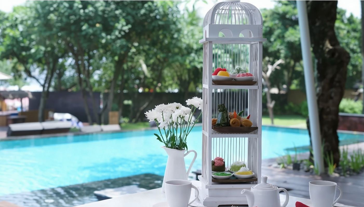 Esperienza di tè pomeridiano al Grand Seminyak Bali – Lusso fronte mare