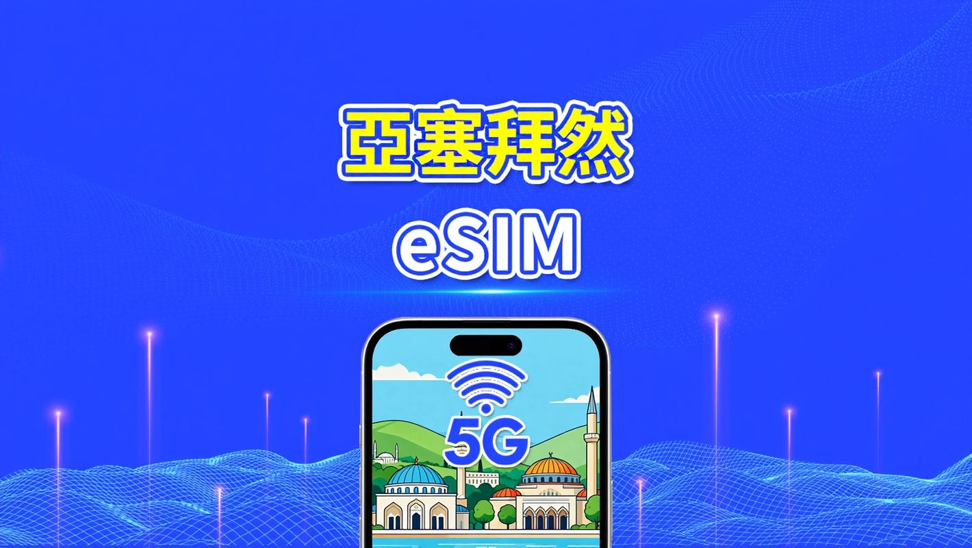 亞塞拜然 eSIM | 5G/4G | 日用包/總流量包 | 1–30天 | 24小時計費 | QR碼