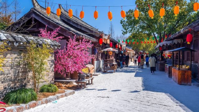 Bas ulang-alik lawatan sehari ke Makam Qianling & Kampung Yuanjia|Khidmat pemandu pelancong percuma & tauhu fa yang istimewa