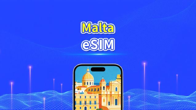Malta eSIM | 5G/4G | Data berkelajuan tinggi | 24 jam | 1-30 hari | Kod QR