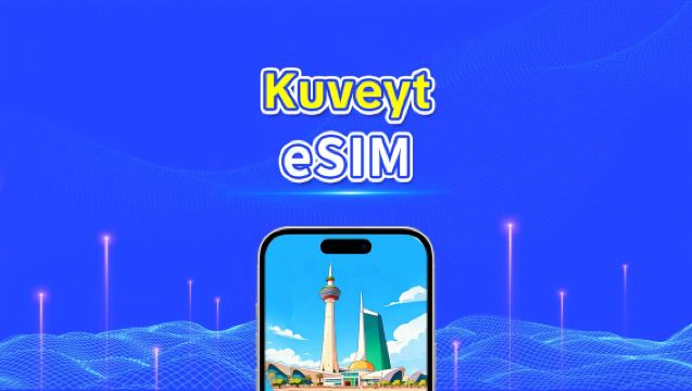 Kuveyt eSIM | 5G/4G | Yüksek Hızlı İnternet | 24 Saat | 1-30 Gün Arası Seçenekler | QR Kodu