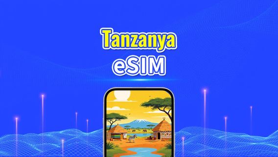 Tanzanya 5G eSIM  | AI ve TikTok Tam Destekli | Günlük/Toplam Veri Paketi | 1–30 Gün | 24 Saatlik Faturalandırma | QR Kod