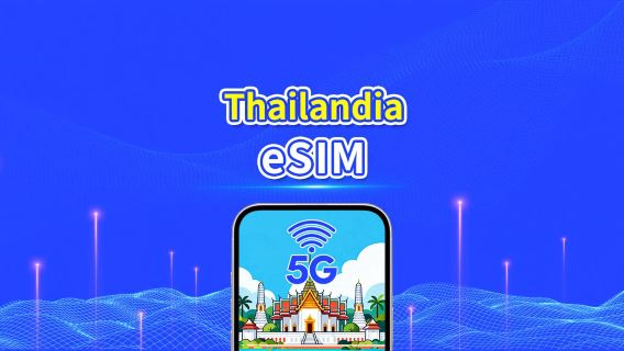 Thailandia 5G eSIM | Doppia Rete | Pacchetto dati giornaliero/totale | 1–30 giorni | Fatturazione per giorno solare | QR Code