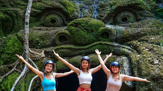 Bali ATV Quadbike Through Gorilla Face Cave