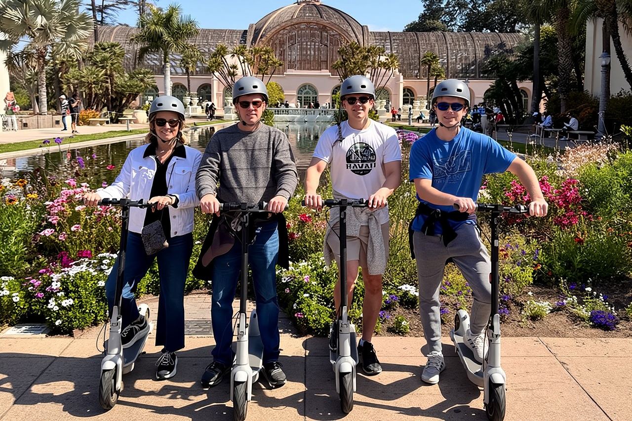 Balboa Park Electric Scooter Tour with Pictures