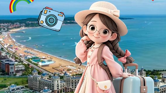 大連金石灘國家旅遊度假區乘快艇登地質公園鰲灘+漁船出海餵海鷗釣魚+沙灘一價全含