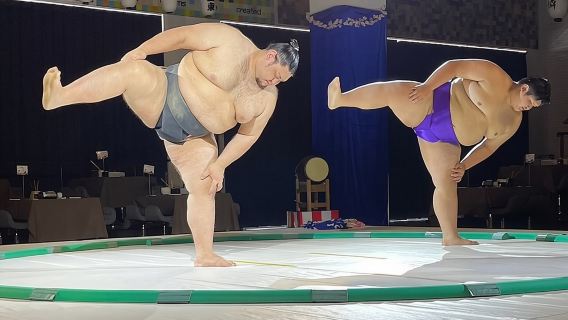 Up-Close Sumo Experience at Ochi Stable: Wear Kimono in Osaka