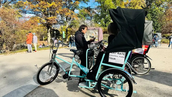Privater Pedicab-Rundgang im Zentralpark (60 Minuten)